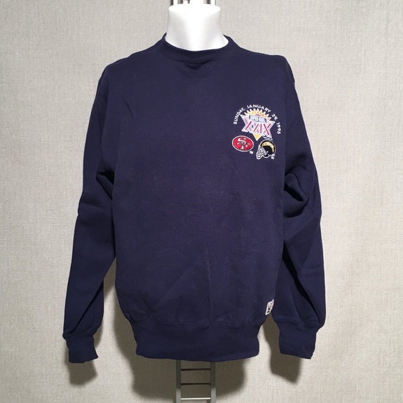 Sweatshirt Super Bowl XXIX 49ers vs Chargers NFL - Picture 1 of 2